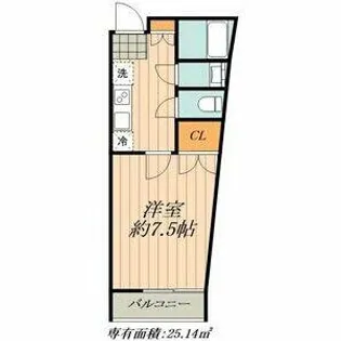 RESENCE CHIKUSA【402号室】の間取り