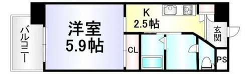 CASA・FLEUR【3階】の間取り