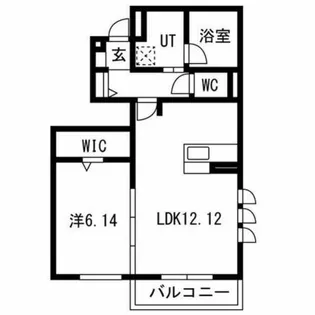 Livra紫竹【1階】の間取り