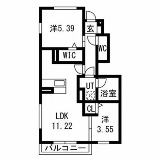 Livra紫竹【1階】の間取り