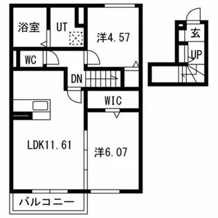 Livra紫竹【2階】の間取り
