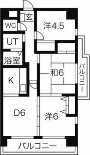 changu III 泉【13階】の間取り