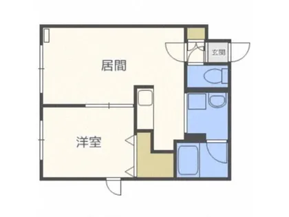 N-MODE元町【1階】の間取り