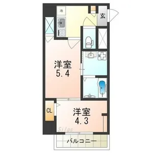 大阪府堺市堺区住吉橋町1丁【マンション】の間取り