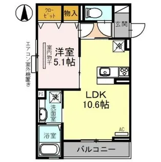 シエロ アズール【2階】の間取り