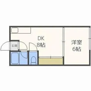 シティハイムツーエイト【3階】の間取り