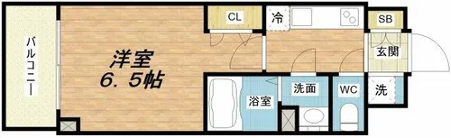 JMFレジデンス海老江【13階】の間取り