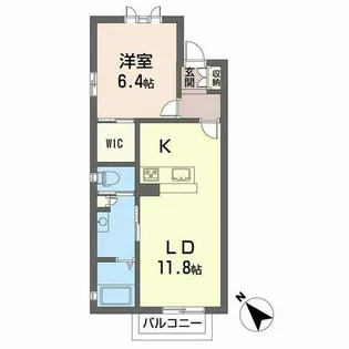 シャーメゾンパナシィアレジデンス 垂水旭が丘【0203号室】の間取り