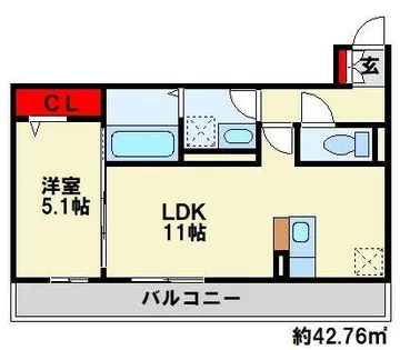 Leafull【2階】の間取り