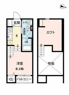 ドリテグランツ【2階】の間取り