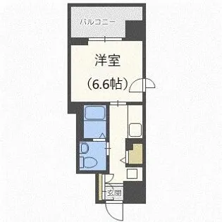 レジディア南1条【15階】の間取り