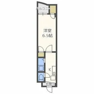ドエル天満橋【10階】の間取り