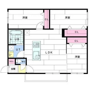Foresta Fushimi【3階】の間取り