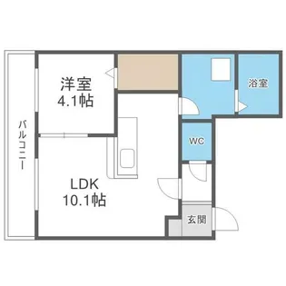 プリヴィエール西町【2階】の間取り