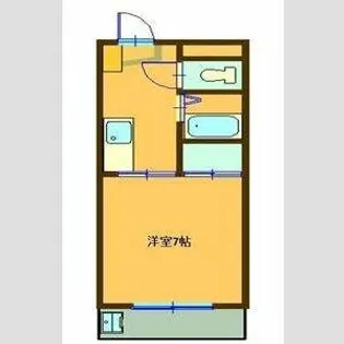 ハウステラサイド【105号室】の間取り
