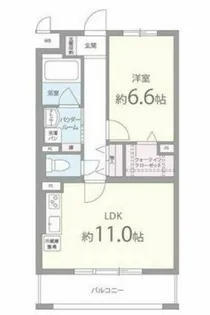 メルヴェーユ藤井寺【2階】の間取り