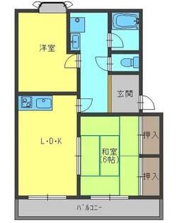 メゾン昴【1階】の間取り
