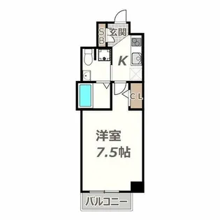 ラシーヌ天王寺町南【1106号室】の間取り
