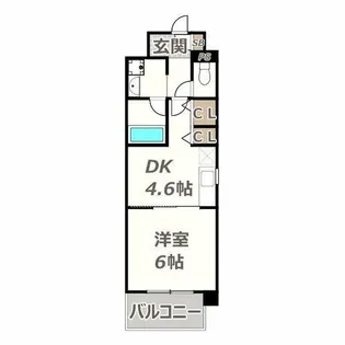 ラ・グラシューズ【1階】の間取り