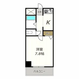 パレロイヤルビル【702号室】の間取り