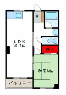 サクラコート高安【4階】の間取り