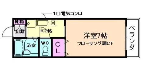 プリマベーラ【1階】の間取り