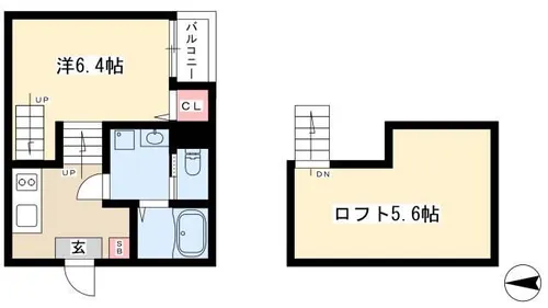ティラミス【1階】の間取り