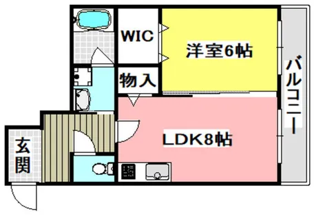 OAK中穂積【3階】の間取り