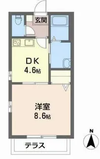 ディアス サーティーテン【0103号室】の間取り