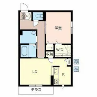 グラン・ブルー【L101号室】の間取り