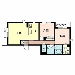 グリーンスコープシャーメゾン【0301号室】の間取り