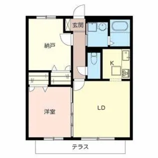 グロリオーサ【0102号室】の間取り