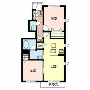 パーチェ【0101号室】の間取り