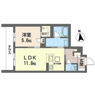 シャーメゾン 東雲 子育て支援【0102号室】の間取り