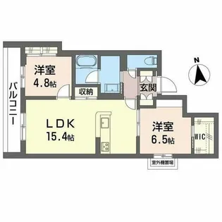 シャーメゾン 東雲 子育て支援【0202号室】の間取り