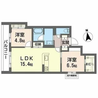 シャーメゾン 東雲 子育て支援【0402号室】の間取り