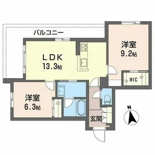 シャーメゾン 東雲 子育て支援【0403号室】の間取り