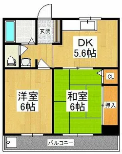 美原北野マンション【3階】の間取り