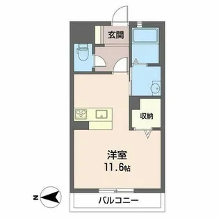 シャーメゾン 阿月【0305号室】の間取り