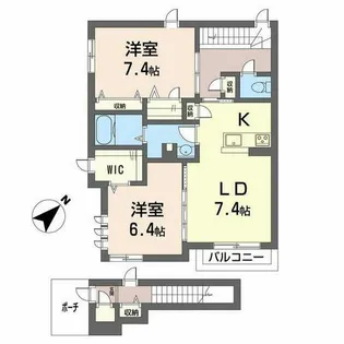 Groovin’ Life 匠【0201号室】の間取り