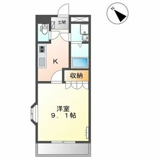 アーバンレジデンス【210号室】の間取り