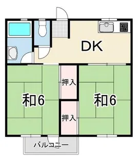 青葉ハイツ【2階】の間取り