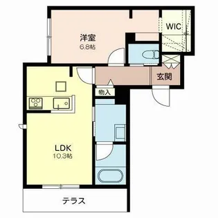 シーシェル浜甲子園【0101号室】の間取り