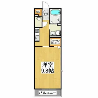 パレオランジュ【1階】の間取り