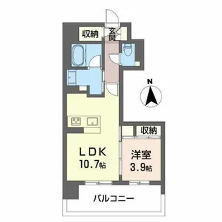 スイーツメゾンNAGOYA【0803号室】の間取り