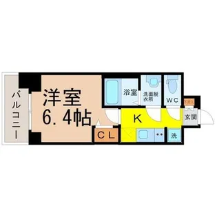 プレサンス名駅南エディフィス【13階】の間取り