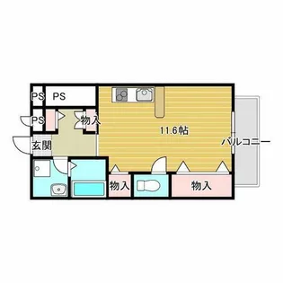 西駅前吉田マンション【1階】の間取り