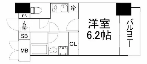 セイワパレス真田山公園南【4階】の間取り