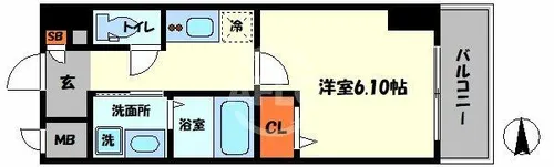 アーバンパーク住之江公園Ⅰ【3階】の間取り