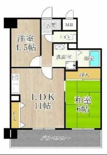 グレース大阪港【2階】の間取り